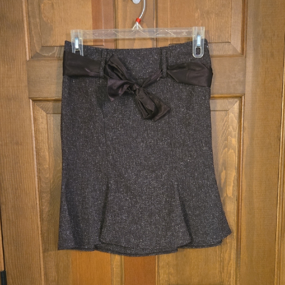 Charlotte Russe Classy Dark Brown Skirt Size Medium